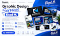 design a modern logo and instagram posts for your brand