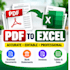 be convert PDF and scanned documents to excel