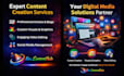 create content writing with visual creation