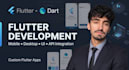 develop flutter mobile and desktop applications