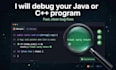 debug your java or cpp program