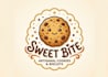 make awesome sweet cookie biscuit logo design