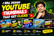design eye catching youtube thumbnails that get clicks