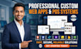 build custom web app pos software, and inventory dashboard