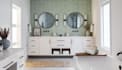 design bathroom layouts custom vanity designs cabinetry elevation and 3d renders