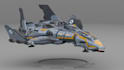 create custom hard surface 3d spaceship models and unity sci fi game assets