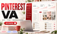 be your pinterest marketing manager and virtual assistant for SEO pins