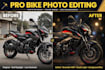 professional bike photo editing