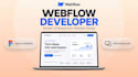 be your webflow developer for webflow website design