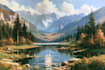 paint oil painting landscape