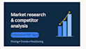 create a market feasibility study and competitor analysis for your business