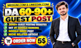 write and publish article on medium,com and linkedin,com high da backlinks
