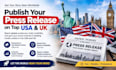 publish your press release on top USA UK and global media sites