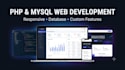 develop a responsive PHP mysql website or web application