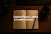 write custom poetry personal letters creative stories or ghostwriting