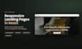 build a responsive landing page in react