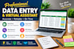 do accurate data entry and copy paste tasks