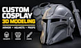 create custom 3d cosplay armor and helmets