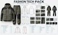 create fashion tech pack, clothing tech pack and technical drawings