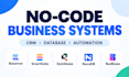 build no code database CRM and internal business app