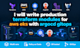 write production terraform modules for aws eks with argocd gitops