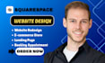 design, redesign, and develop a modern squarespace website