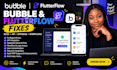 build bubble flutterflow saas mvp web app api database stripe integration