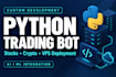 build python trading bots with ai ml for stocks and crypto