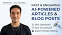 write engaging blog posts and articles using ai tools
