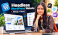 build a headless wordpress website with nextjs and SEO