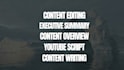 write youtube scripts and video scripts