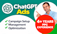 setup chatgpt ads, optimization and management