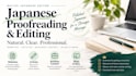 proofread and edit your japanese content