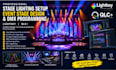 design stage lighting setup, dmx programming and event stage design lightkey qlc