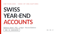 prepare swiss annual accounts and year end closing