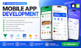 develop a custom android and ios mobile app using ionic or react native