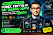 create forex, crypto and stock market trading courses with video content