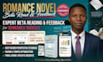 beta read your romance novel with feedback
