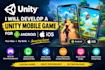 develop a unity mobile game for android and ios