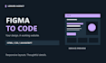 convert figma to responsive HTML CSS and javascript