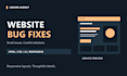 fix HTML CSS javascript and wordpress issues