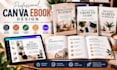 design professional canva ebook and ebook layout