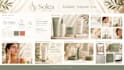 create a modern skincare brand identity