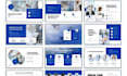 design medical powerpoint deck, business PPT presentation, canva slides