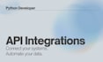 build API integrations in python