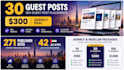 provide SEO guest post placements on real websites
