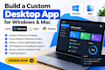 build a custom desktop app for windows mac using electron