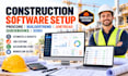 setup quickbooks sage xero wave setup contractors construction bookkeeping