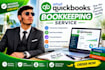 do professional quickbooks online bookkeeping and setup