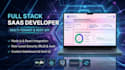 develop full stack multi tenant saas application with dark mode UI